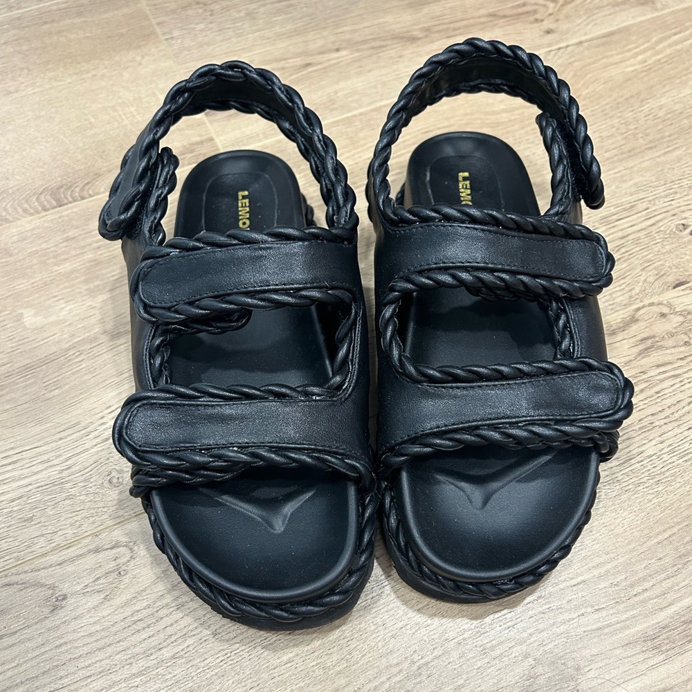 Black sandals from Shop Talulah